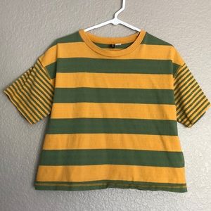 BDG RUGBY STRIPE SHORT SLEEVE T-SHIRT